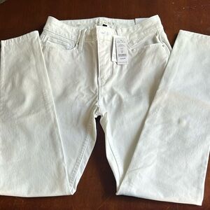 Petite Sculpt High Rise Skinny Ankle No-Show White Jeans WhiteHouse Black Market